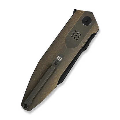 WE Knife Co., Ltd™ Flight Line Liner Lock WE23089-2 Bronze Anodized 6AL4V Titanium M390 Stainless Steel Pocket Knife
