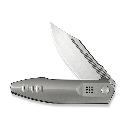 WE Knife Co., Ltd™ Flight Line Liner Lock WE23089-3 Bead-Blasted 6AL4V Titanium M390 Stainless Steel Pocket Knife