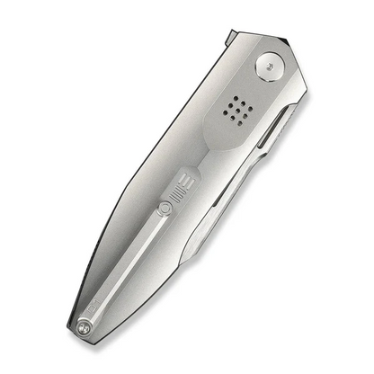 WE Knife Co., Ltd™ Flight Line Liner Lock WE23089-3 Bead-Blasted 6AL4V Titanium M390 Stainless Steel Pocket Knife