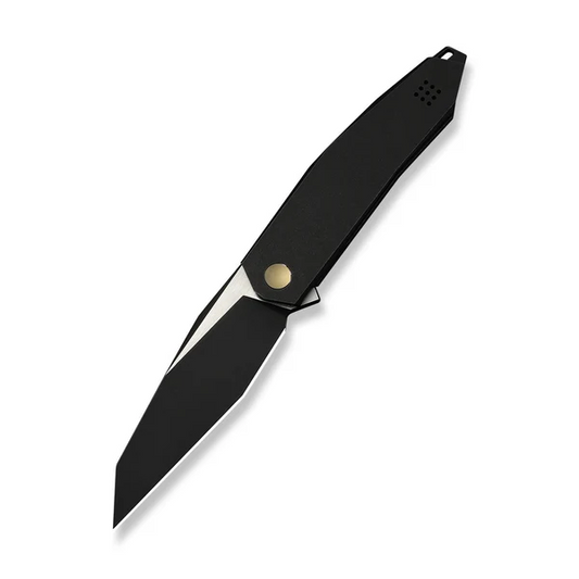 WE Knife Co., Ltd™ Tally Frame Lock WE23090-1 Black Anodized 6AL4V Titanium M390 Stainless Steel Pocket Knife