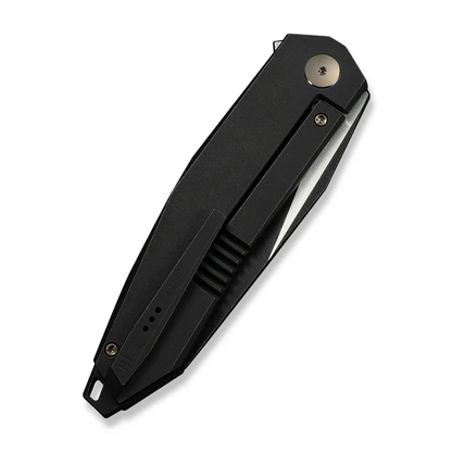 WE Knife Co., Ltd™ Tally Frame Lock WE23090-1 Black Anodized 6AL4V Titanium M390 Stainless Steel Pocket Knife