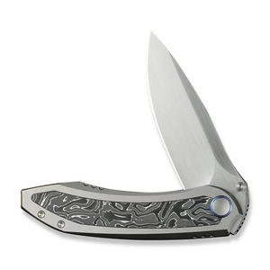 WE Knife Co., Ltd™ Winsome Frame Lock WE23092-2 6AL4V Titanium and Aluminum Foil Carbon Fiber M390 Stainless Steel Pocket Knife