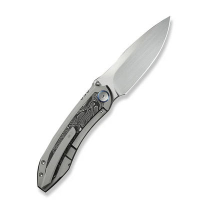 WE Knife Co., Ltd™ Winsome Frame Lock WE23092-2 6AL4V Titanium and Aluminum Foil Carbon Fiber M390 Stainless Steel Pocket Knife