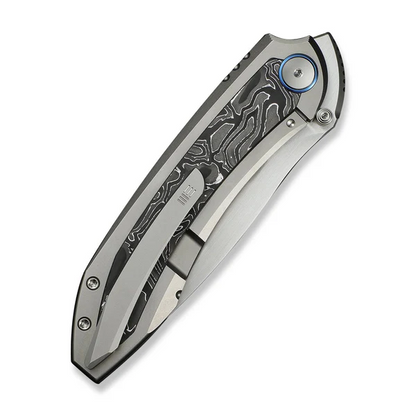 WE Knife Co., Ltd™ Winsome Frame Lock WE23092-2 6AL4V Titanium and Aluminum Foil Carbon Fiber M390 Stainless Steel Pocket Knife