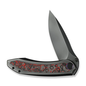 WE Knife Co., Ltd™ Winsome Frame Lock WE23092-4 6AL4V Titanium and Lava Flow Fat Carbon Fiber M390 Stainless Steel Pocket Knife