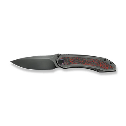 WE Knife Co., Ltd™ Winsome Frame Lock WE23092-4 6AL4V Titanium and Lava Flow Fat Carbon Fiber M390 Stainless Steel Pocket Knife