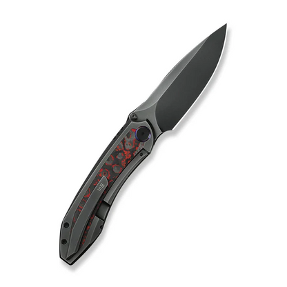 WE Knife Co., Ltd™ Winsome Frame Lock WE23092-4 6AL4V Titanium and Lava Flow Fat Carbon Fiber M390 Stainless Steel Pocket Knife