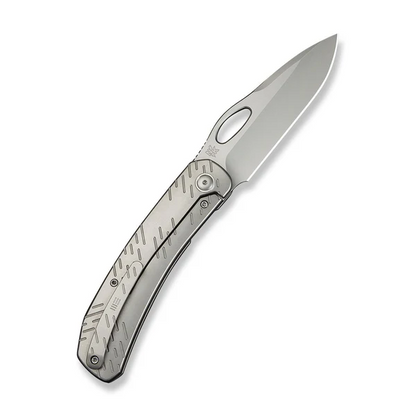 WE Knife Co., Ltd™ Inmate Frame Lock WE23096B-1 Gray 6AL4V Titanium CPM 20CV Stainless Steel Pocket Knife