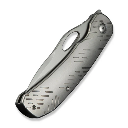 WE Knife Co., Ltd™ Inmate Frame Lock WE23096B-1 Gray 6AL4V Titanium CPM 20CV Stainless Steel Pocket Knife