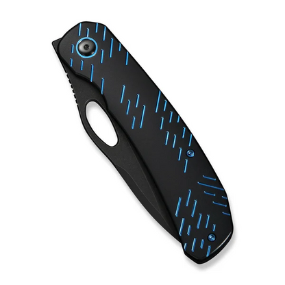 WE Knife Co., Ltd™ Inmate Frame Lock WE23096B-2 Black Anodized 6AL4V Titanium CPM 20CV Stainless Steel Pocket Knife