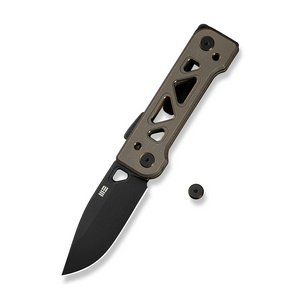 WE Knife Co., Ltd™ Tyro Superlock WE24001-3 Bronze & Golden Anodized 6AL4V Titanium CPM 20CV Stainless Steel Pocket Knife