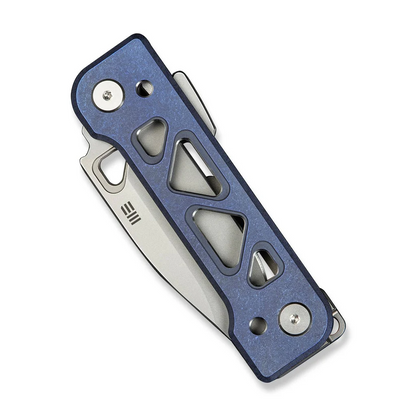 WE Knife Co., Ltd™ Tyro Superlock WE24001-4 Blue Anodized 6AL4V Titanium CPM 20CV Stainless Steel Pocket Knife