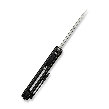 WE Knife Co., Ltd™ Tyro Superlock WE24001-DS1 Black & Golden Anodized 6AL4V Titanium Damasteel Pocket Knife