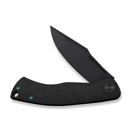 WE Knife Co., Ltd™ Essential Knight Frame Lock WE24003-2 Black Anodized 6AL4V Titanium M390 Stainless Steel Pocket Knife