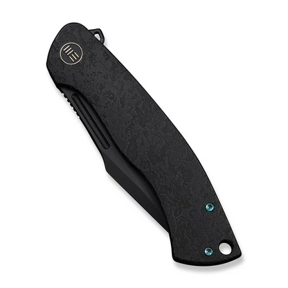WE Knife Co., Ltd™ Essential Knight Frame Lock WE24003-2 Black Anodized 6AL4V Titanium M390 Stainless Steel Pocket Knife