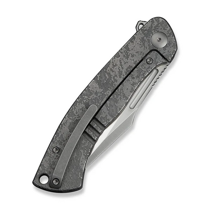 WE Knife Co., Ltd™ Essential Knight Frame Lock WE24003-3 Gray 6AL4V Titanium M390 Stainless Steel Pocket Knife