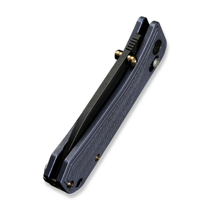 WE Knife Co., Ltd™ Bougie Banter Crossbar Lock WE24009-1 Blue Anodized 6AL4V Titanium CPM S45VN Stainless Steel Pocket Knife