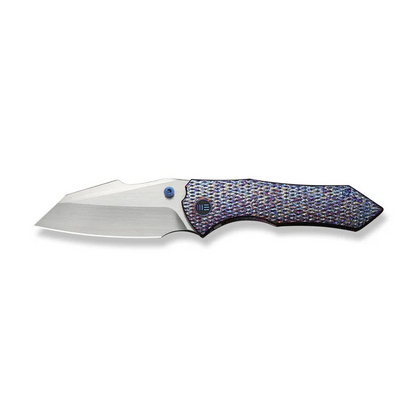 WE Knife Co., Ltd™ High-Fin XL Liner Lock WE24010-5 Flamed 6AL4V Titanium CPM 20CV Stainless Steel Pocket Knife
