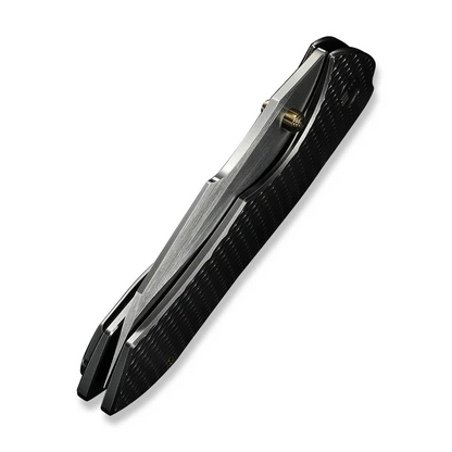 WE Knife Co., Ltd™ High-Fin XL Liner Lock WE24010-6 Polished Gray 6AL4V Titanium CPM 20CV Stainless Steel Pocket Knife
