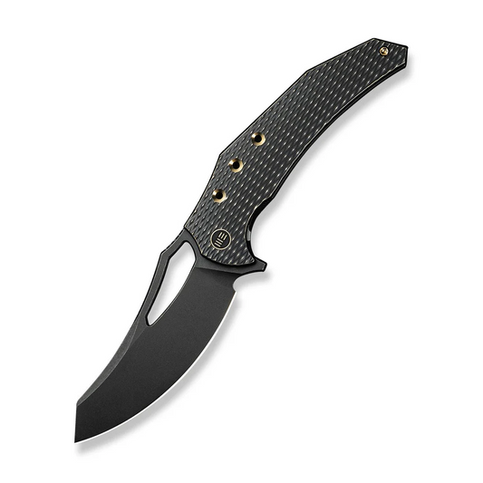 WE Knife Co., Ltd™ Epaulette Frame Lock WE24024-1 Black Anodized 6AL4V Titanium M390 Stainless Steel Pocket Knife