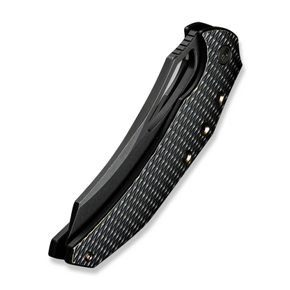 WE Knife Co., Ltd™ Epaulette Frame Lock WE24024-1 Black Anodized 6AL4V Titanium M390 Stainless Steel Pocket Knife