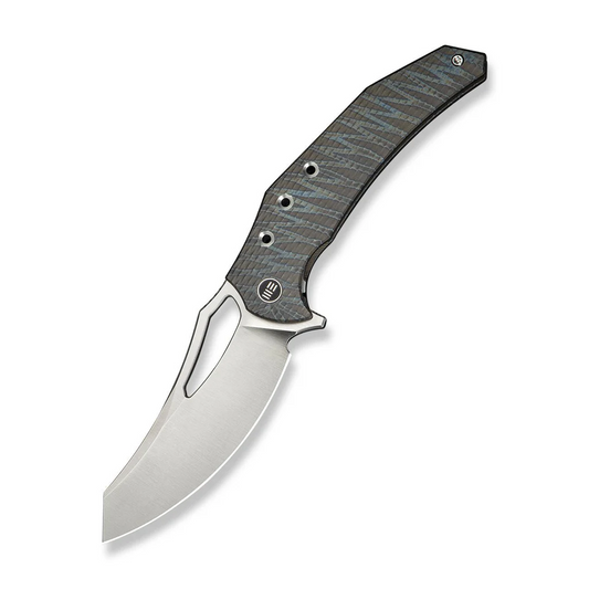 WE Knife Co., Ltd™ Epaulette Frame Lock WE24024-2 Flamed 6AL4V Titanium M390 Stainless Steel Pocket Knife
