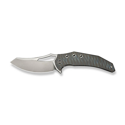 WE Knife Co., Ltd™ Epaulette Frame Lock WE24024-2 Flamed 6AL4V Titanium M390 Stainless Steel Pocket Knife