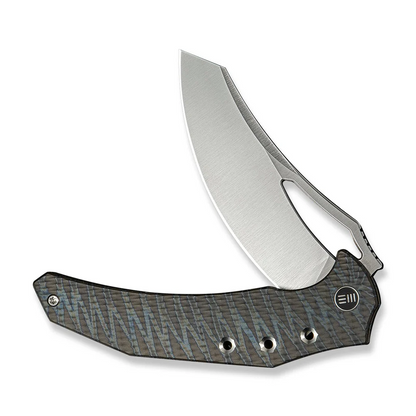 WE Knife Co., Ltd™ Epaulette Frame Lock WE24024-2 Flamed 6AL4V Titanium M390 Stainless Steel Pocket Knife