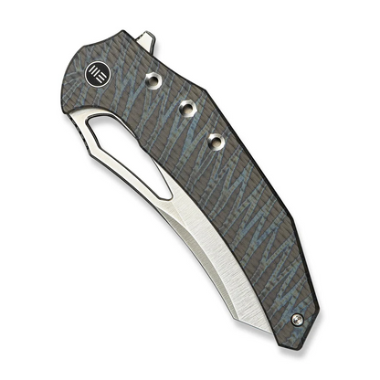 WE Knife Co., Ltd™ Epaulette Frame Lock WE24024-2 Flamed 6AL4V Titanium M390 Stainless Steel Pocket Knife