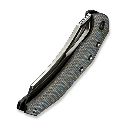 WE Knife Co., Ltd™ Epaulette Frame Lock WE24024-2 Flamed 6AL4V Titanium M390 Stainless Steel Pocket Knife
