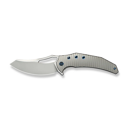 WE Knife Co., Ltd™ Epaulette Frame Lock WE24024-3 Bead-blasted 6AL4V Titanium M390 Stainless Steel Pocket Knife