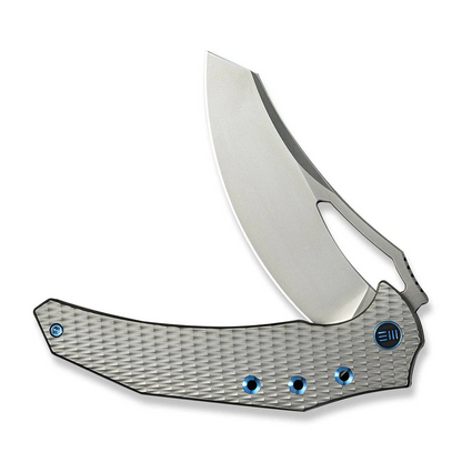 WE Knife Co., Ltd™ Epaulette Frame Lock WE24024-3 Bead-blasted 6AL4V Titanium M390 Stainless Steel Pocket Knife