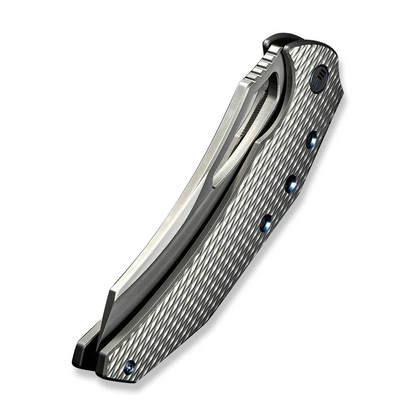 WE Knife Co., Ltd™ Epaulette Frame Lock WE24024-3 Bead-blasted 6AL4V Titanium M390 Stainless Steel Pocket Knife