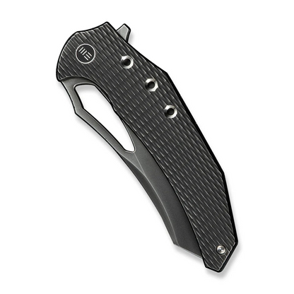 WE Knife Co., Ltd™ Epaulette Frame Lock WE24024-4 Gray Anodized 6AL4V Titanium M390 Stainless Steel Pocket Knife
