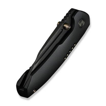 WE Knife Co., Ltd™ Micro Trogon Frame Lock WE24043-1 Black Anodized 6AL4V Titanium M390 Stainless Steel Pocket Knife