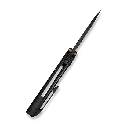WE Knife Co., Ltd™ Micro Trogon Frame Lock WE24043-1 Black Anodized 6AL4V Titanium M390 Stainless Steel Pocket Knife