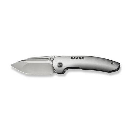 WE Knife Co., Ltd™ Micro Trogon Frame Lock WE24043-2 Satin Polished 6AL4V Titanium M390 Stainless Steel Pocket Knife