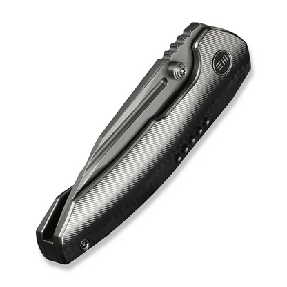 WE Knife Co., Ltd™ Micro Trogon Frame Lock WE24043-2 Satin Polished 6AL4V Titanium M390 Stainless Steel Pocket Knife