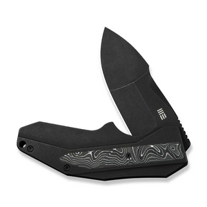 WE Knife Co., Ltd™ Coral Frame Lock WE24044-1 Black Anodized 6AL4V Titanium CPM 20CV Stainless Steel Pocket Knife