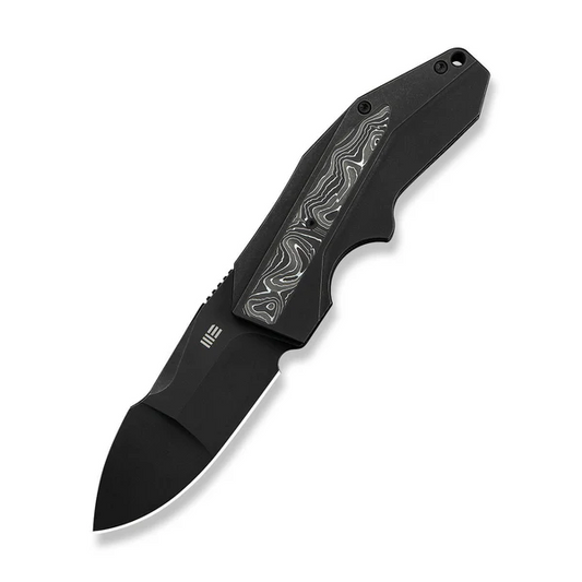WE Knife Co., Ltd™ Coral Frame Lock WE24044-1 Black Anodized 6AL4V Titanium CPM 20CV Stainless Steel Pocket Knife