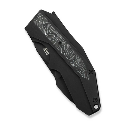 WE Knife Co., Ltd™ Coral Frame Lock WE24044-1 Black Anodized 6AL4V Titanium CPM 20CV Stainless Steel Pocket Knife
