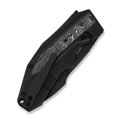WE Knife Co., Ltd™ Coral Frame Lock WE24044-1 Black Anodized 6AL4V Titanium CPM 20CV Stainless Steel Pocket Knife