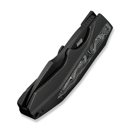 WE Knife Co., Ltd™ Coral Frame Lock WE24044-1 Black Anodized 6AL4V Titanium CPM 20CV Stainless Steel Pocket Knife