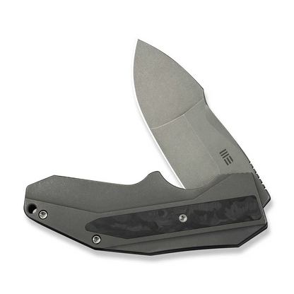 WE Knife Co., Ltd™ Coral Frame Lock WE24044-2 Gray 6AL4V Titanium CPM 20CV Stainless Steel Pocket Knife