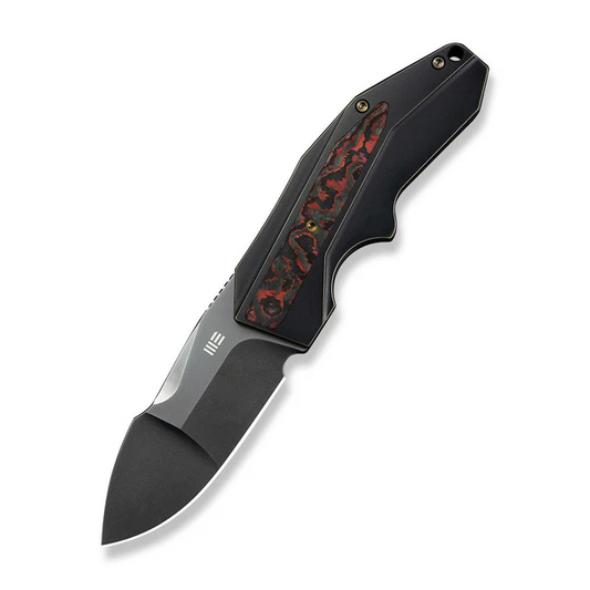 WE Knife Co., Ltd™ Coral Frame Lock WE24044-3 Black Anodized 6AL4V Titanium CPM 20CV Stainless Steel Pocket Knife