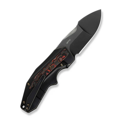 WE Knife Co., Ltd™ Coral Frame Lock WE24044-3 Black Anodized 6AL4V Titanium CPM 20CV Stainless Steel Pocket Knife