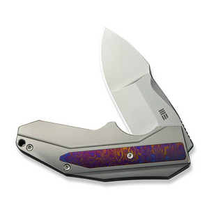 WE Knife Co., Ltd™ Coral Frame Lock WE24044-4 Bead-blasted 6AL4V Titanium CPM 20CV Stainless Steel Pocket Knife