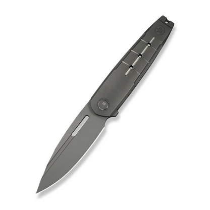 WE Knife Co., Ltd™ Hull Liner Lock WE24046-2 Gray Anodized 6AL4V Titanium M390 Stainless Steel Pocket Knife