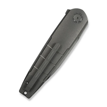 WE Knife Co., Ltd™ Hull Liner Lock WE24046-2 Gray Anodized 6AL4V Titanium M390 Stainless Steel Pocket Knife