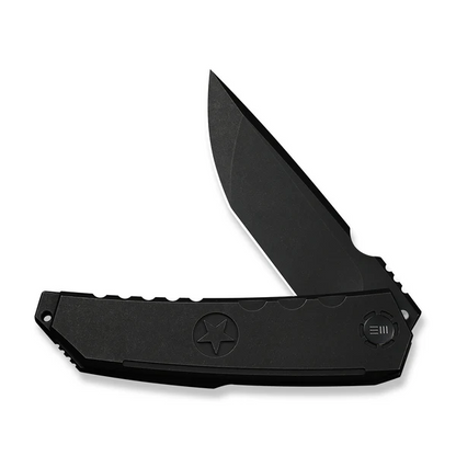 WE Knife Co., Ltd™ Capstan Frame Lock WE24047-1 Black Anodized 6AL4V Titanium M390 Stainless Steel Pocket Knife